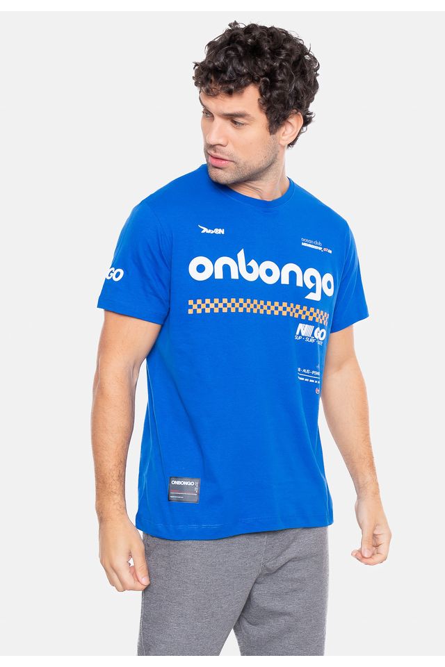 Camiseta-Onbongo-Estampada-Azul-Royal