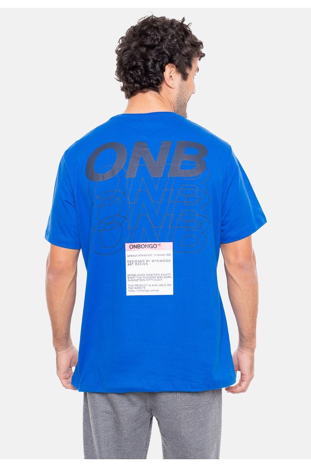 Camiseta-Onbongo-Estampada-Azul-Royal