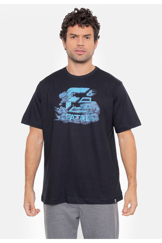 Camiseta-Fatal-Estampada-Preta