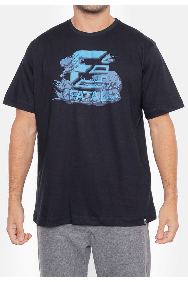 Camiseta-Fatal-Estampada-Preta