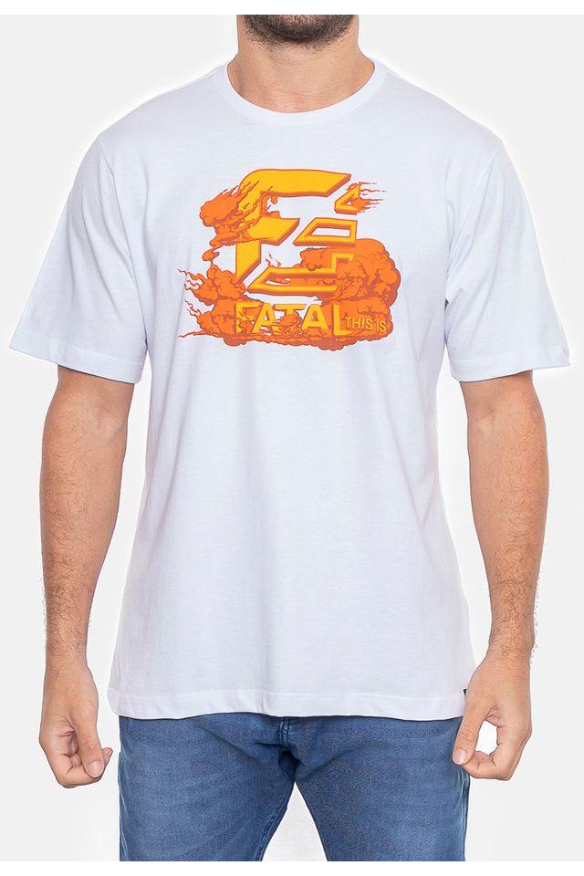 Camiseta-Fatal-Estampada-Branca