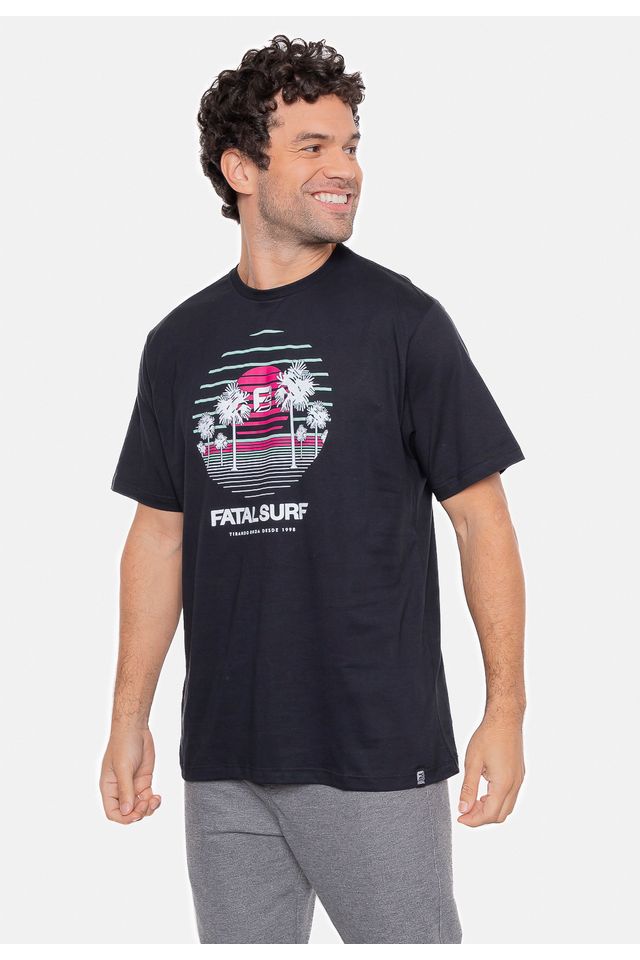 Camiseta-Fatal-Estampada-Preta