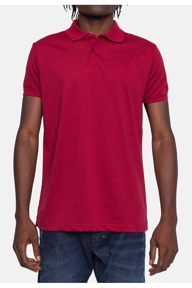 Camisa-Fatal-Polo-Piquet-Vinho