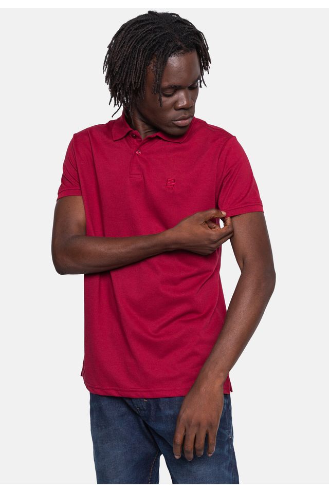 Camisa-Fatal-Polo-Piquet-Vinho