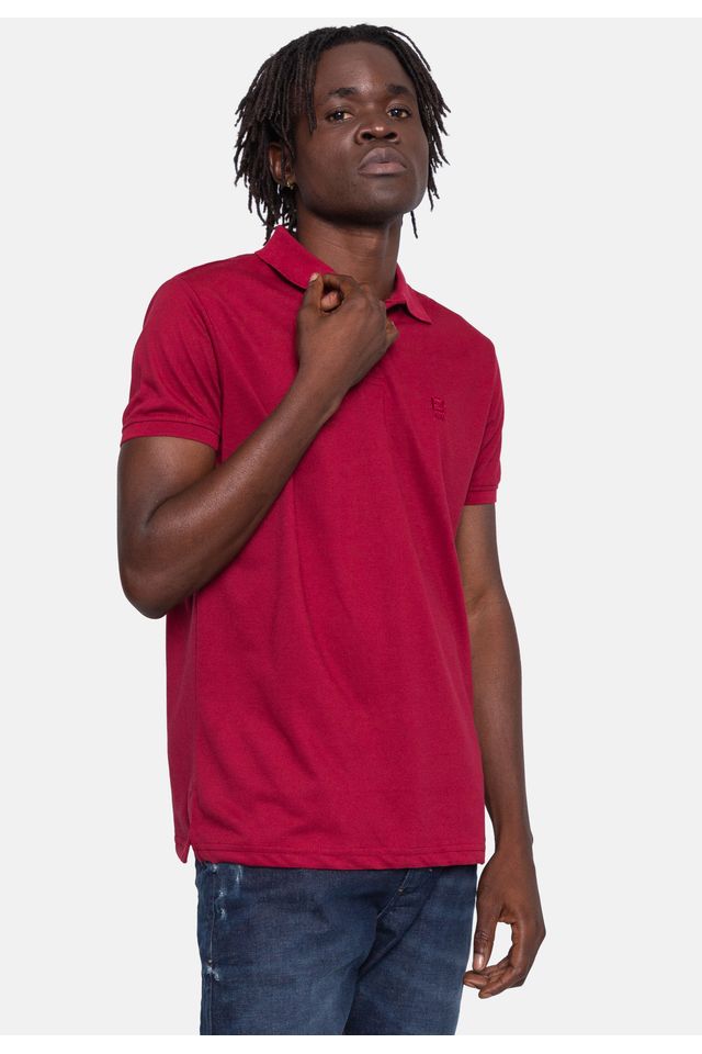 Camisa-Fatal-Polo-Piquet-Vinho