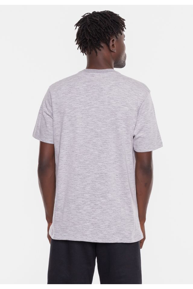 Camiseta-HD-Aloha-Cinza-Mescla Camiseta-HD-Aloha-Cinza-Mescla