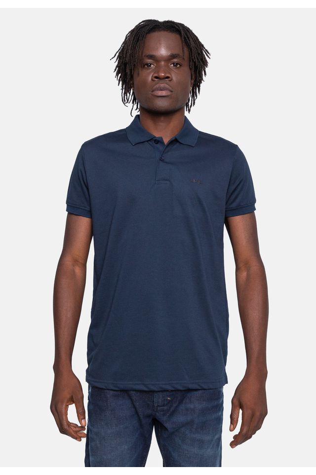 Camisa-Fatal-Polo-Piquet-Azul-Marinho