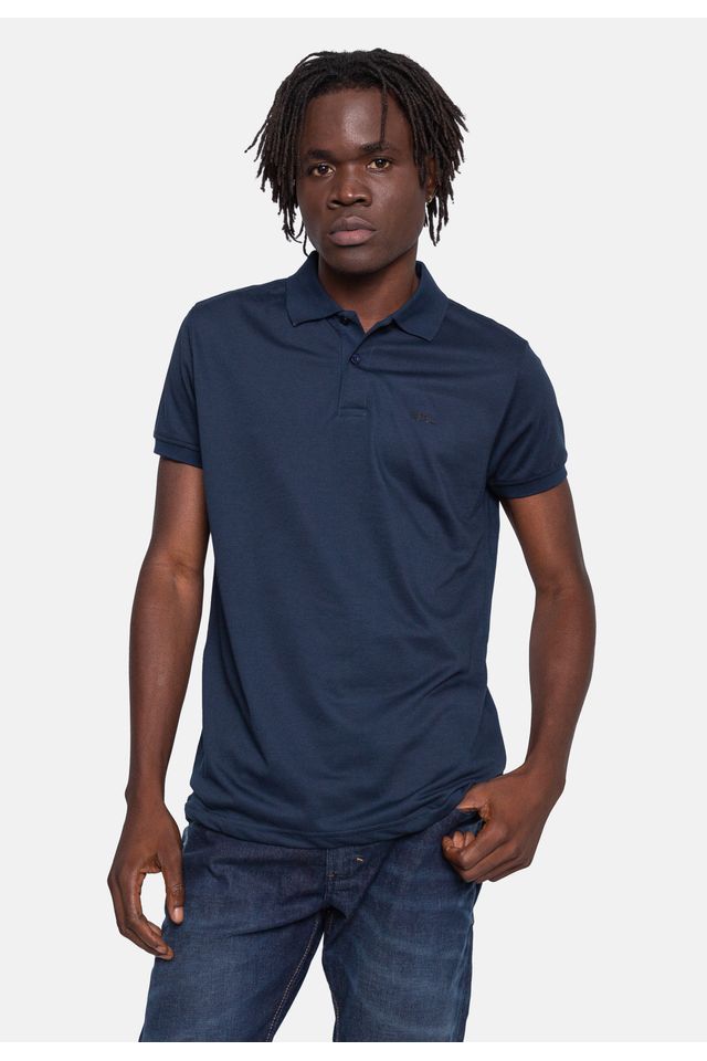 Camisa-Fatal-Polo-Piquet-Azul-Marinho