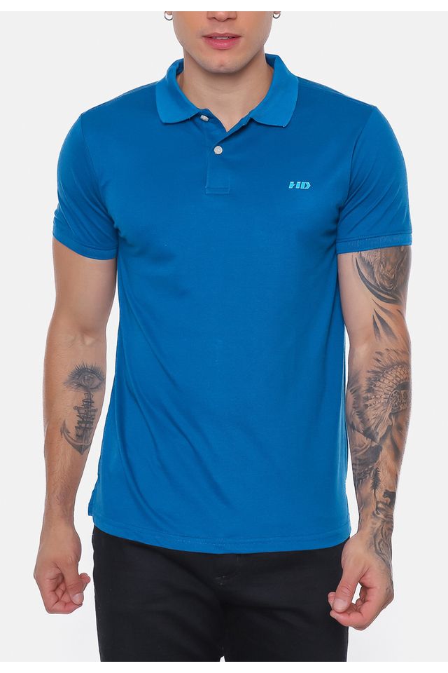 Camisa-Polo-HD-Sleeve-Azul