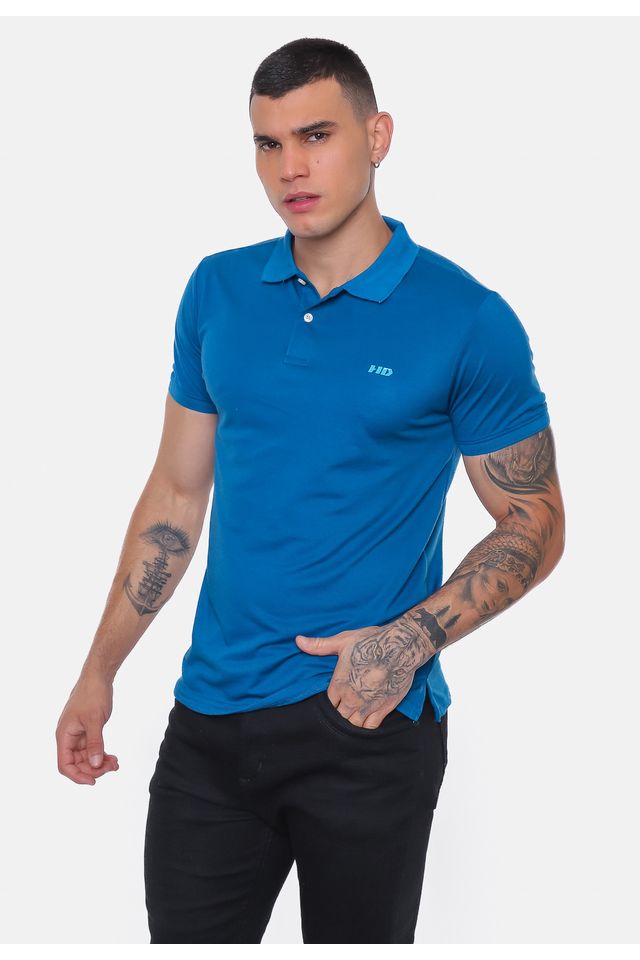 Camisa-Polo-HD-Sleeve-Azul