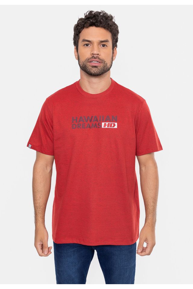 Camiseta-HD-Masculina-Brand-Vermelha-Mescla