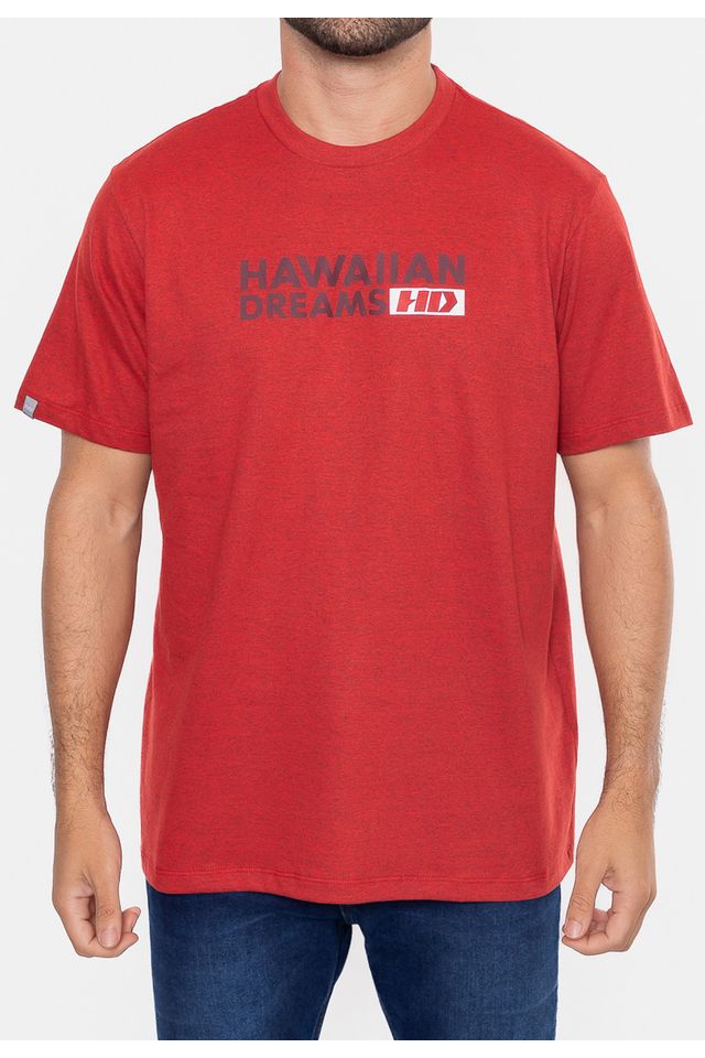 Camiseta-HD-Masculina-Brand-Vermelha-Mescla