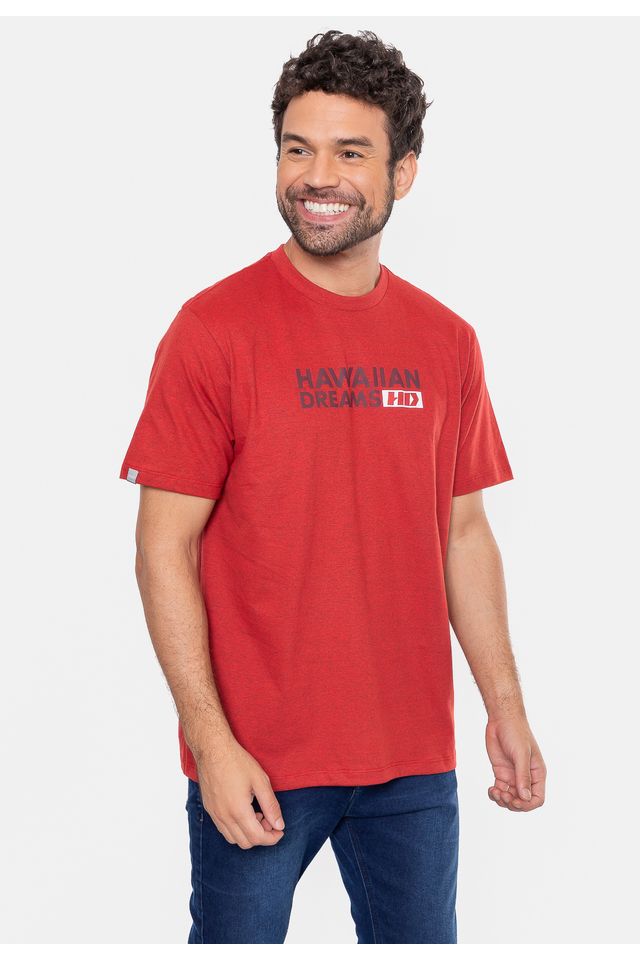 Camiseta-HD-Masculina-Brand-Vermelha-Mescla