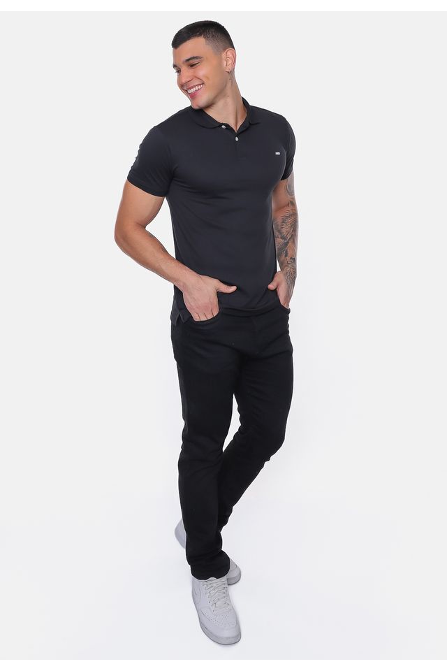 Camisa-Polo-HD-Sleeve-Preta
