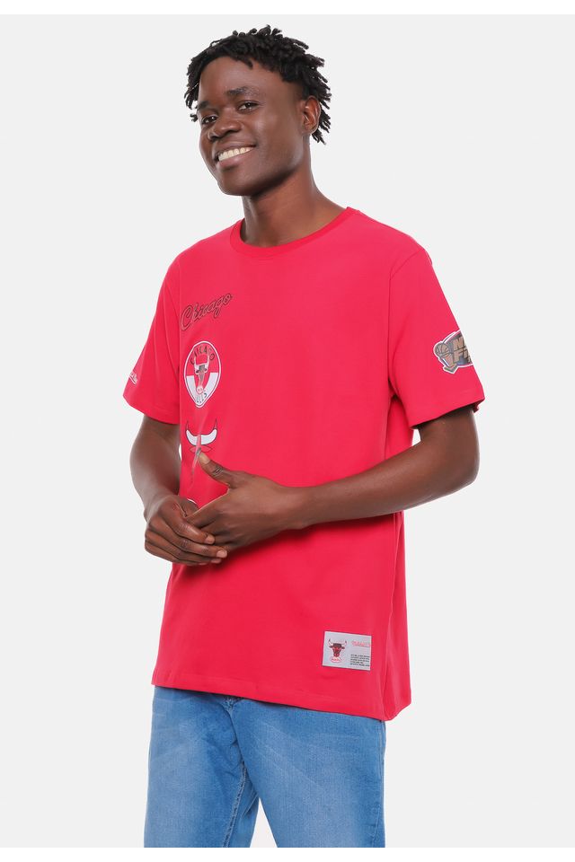Camiseta-Mitchell---Ness-Chicago-Bulls-City-Vermelha-Carmim
