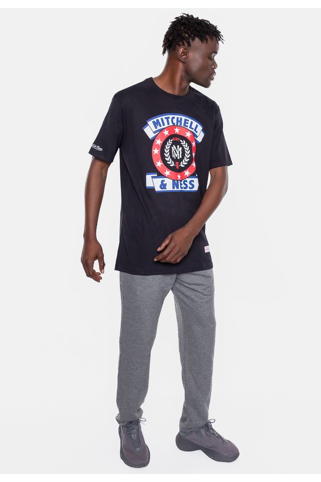 Camiseta-Mitchell---Ness-Estampada-Preta