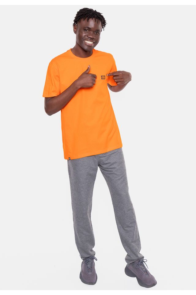 Camiseta-Ecko-Mini-Logo-Laranja