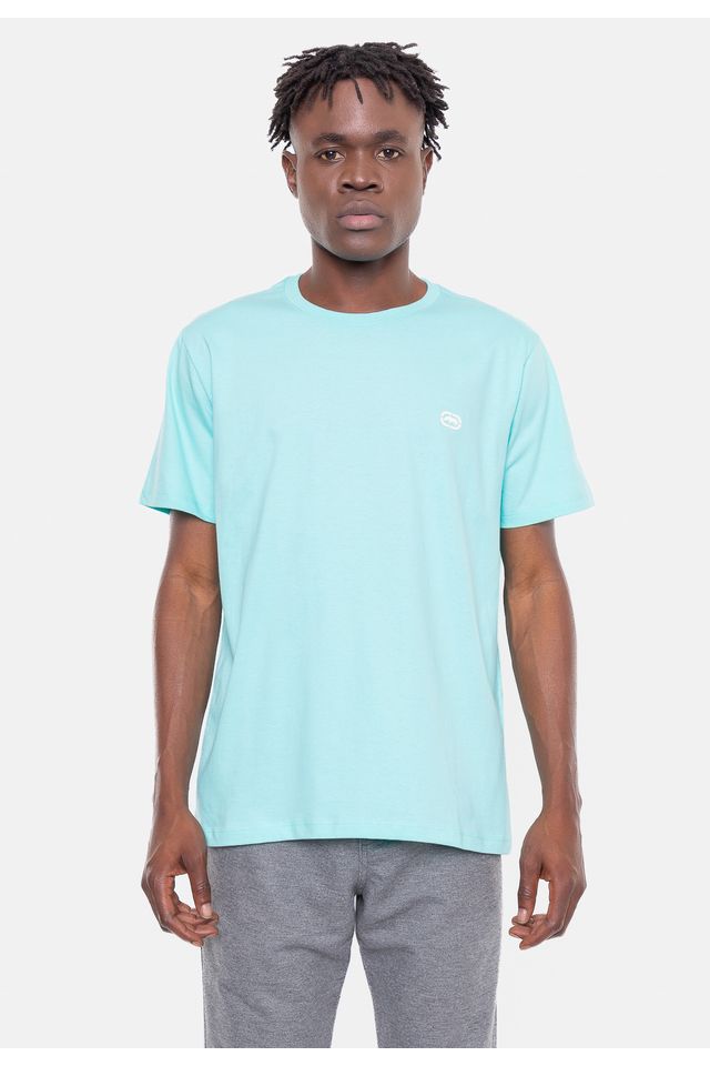 Camiseta-Ecko-Estampada-Verde