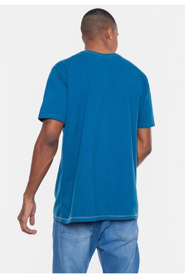 Camiseta-Ecko-Oversized-Azul
