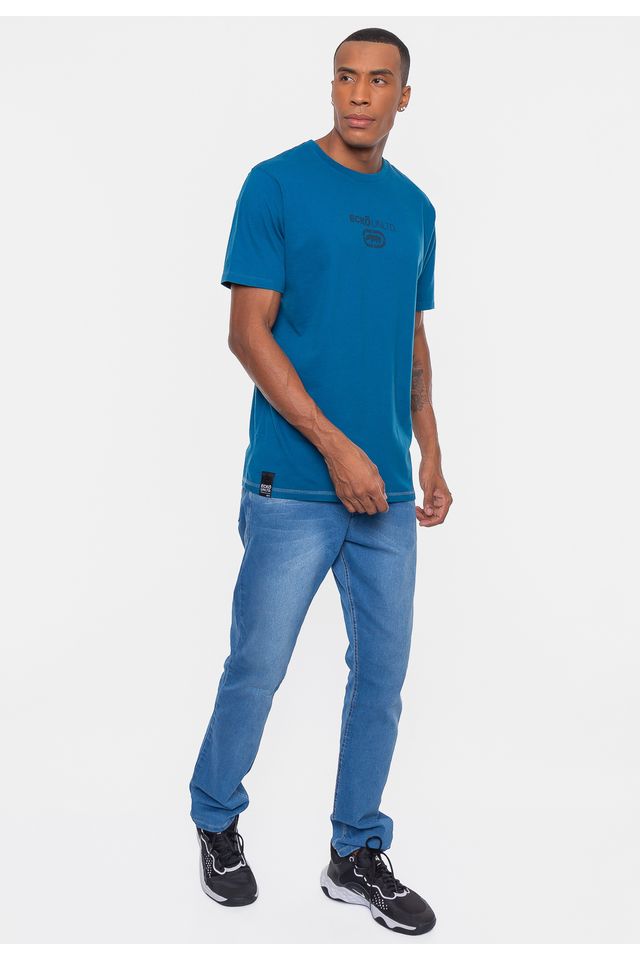Camiseta-Ecko-Oversized-Azul
