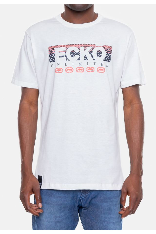 Camiseta-Ecko-Estampada-Branca-Off
