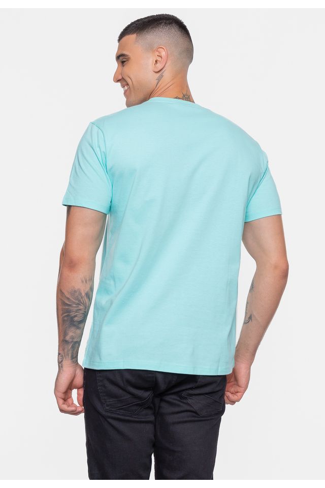 Camiseta-Ecko-Estampada-Verde