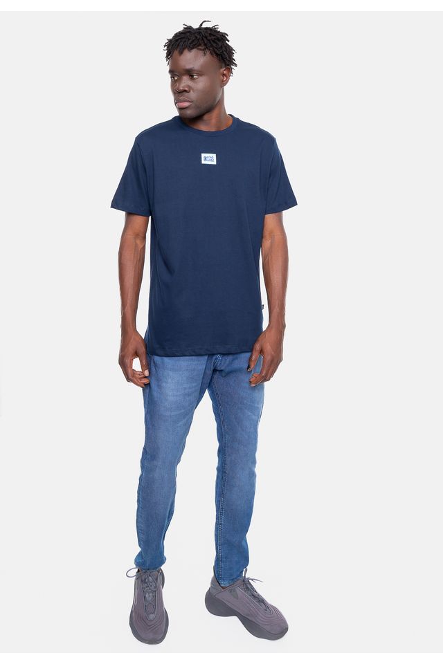 Camiseta-Ecko-Estampada-Azul-Marinho