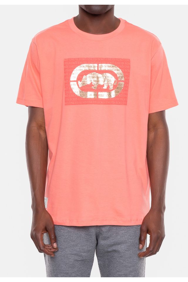 Camiseta-Ecko-Estampada-Rosa
