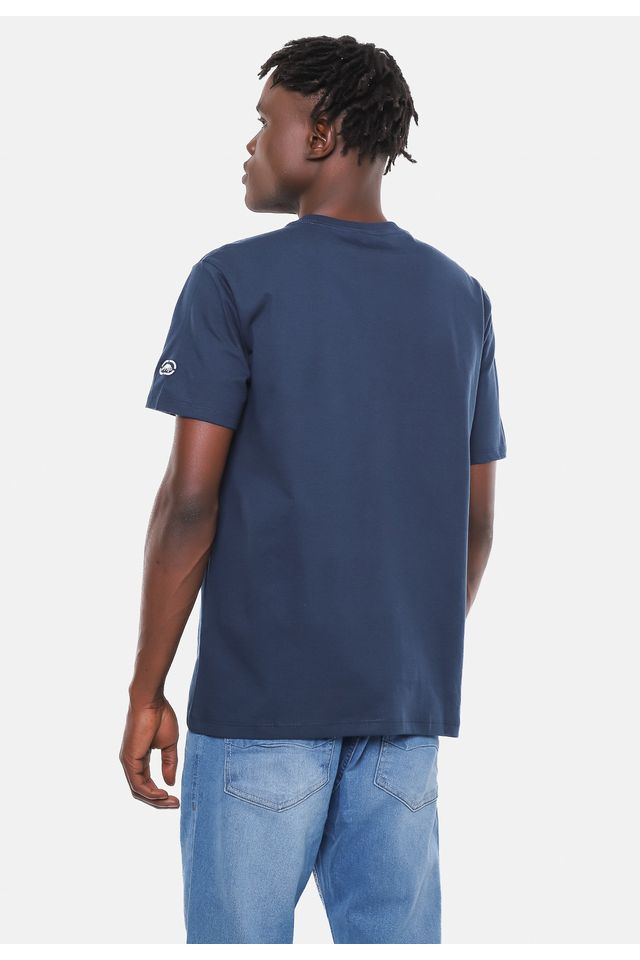 Camiseta-Ecko-Estampada-Azul-Marinho