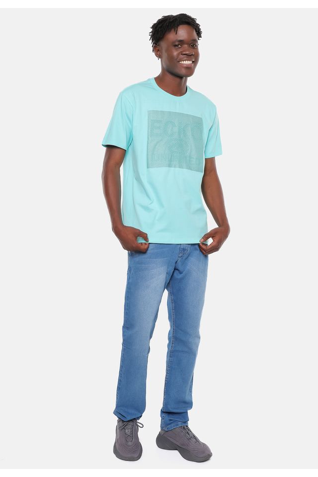Camiseta-Ecko-Estampada-Verde