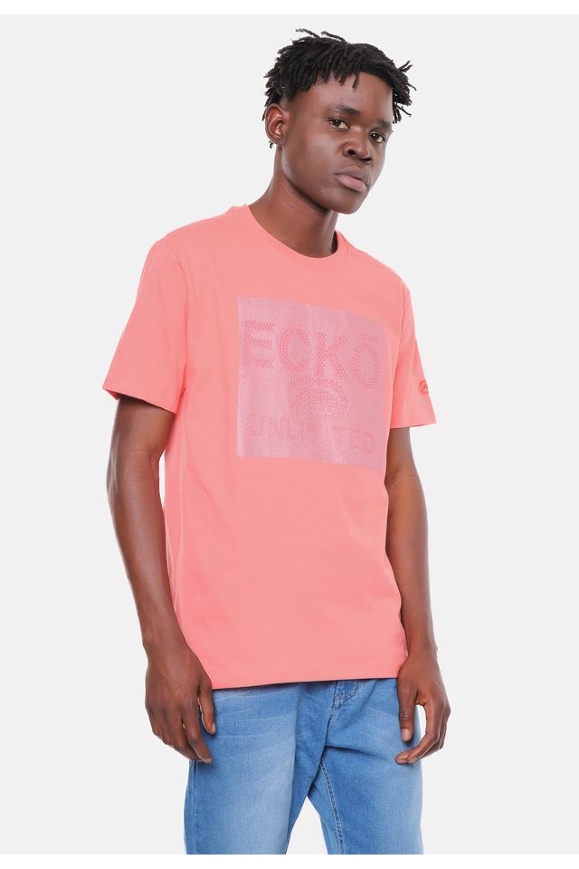 Camiseta-Ecko-Estampada-Rosa