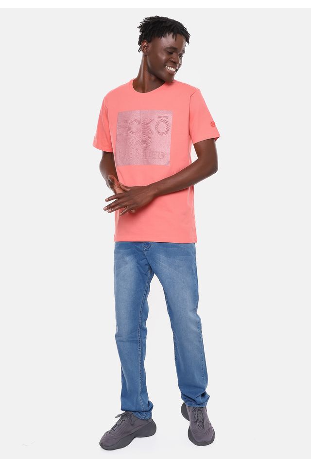 Camiseta-Ecko-Estampada-Rosa