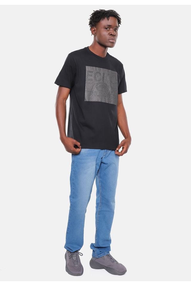 Camiseta-Ecko-Estampada-Preta