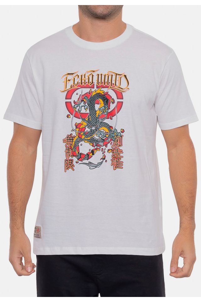 Camiseta-Ecko-Estampada-Branca-Off
