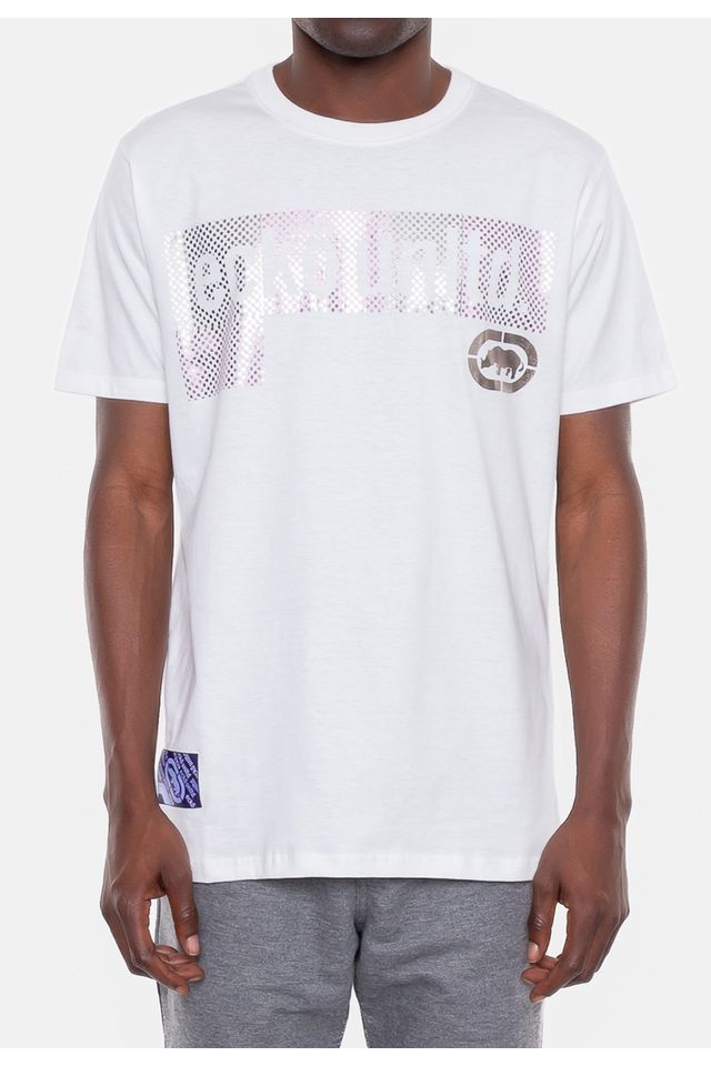 Camiseta-Ecko-Estampada-Branca-Off