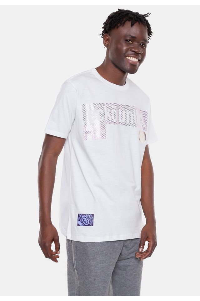 Camiseta-Ecko-Estampada-Branca-Off