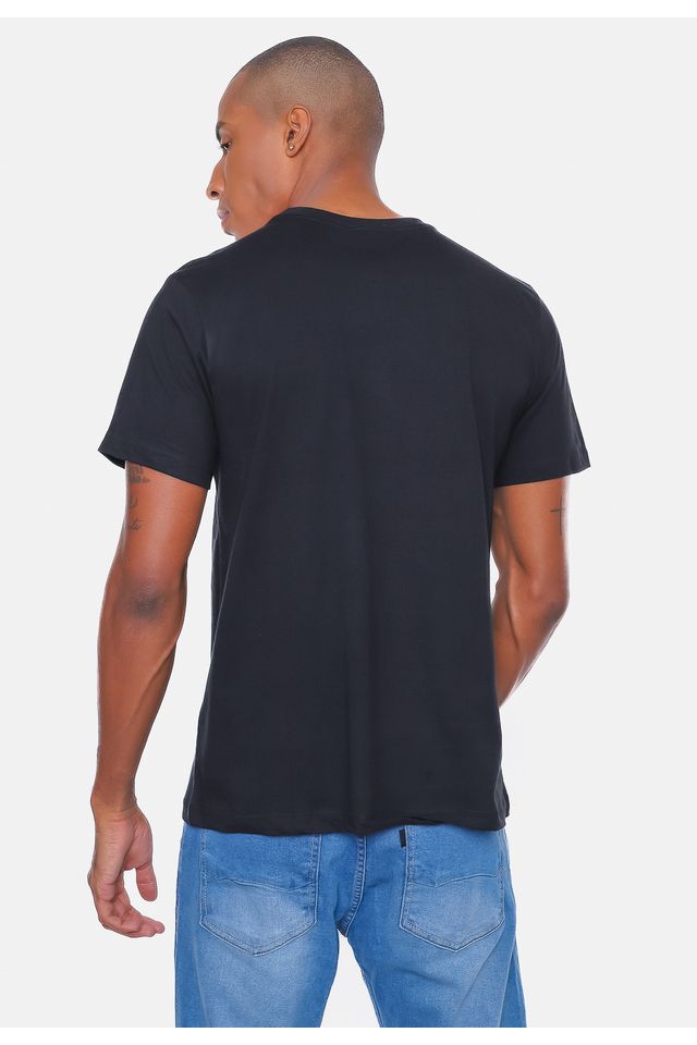 Camiseta-Ecko-Estampada-Preta