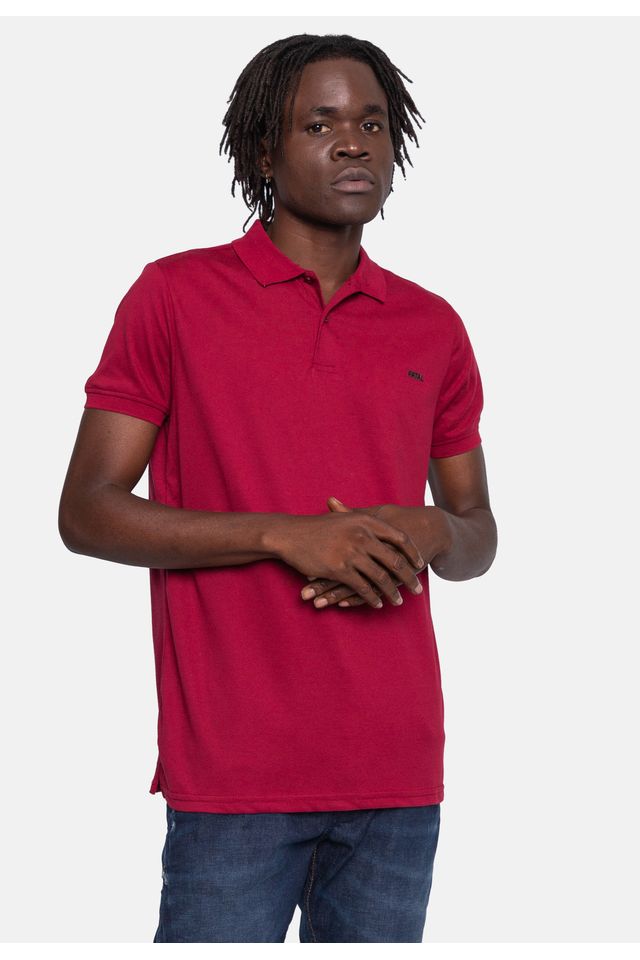 Camisa-Fatal-Polo-Piquet-Vinho