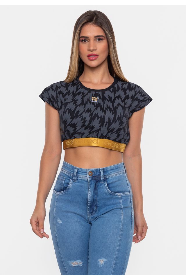 Camiseta-Ecko-Feminina-Especial-30-Anos-Preta Camiseta-Ecko-Feminina-Especial-30-Anos-Preta