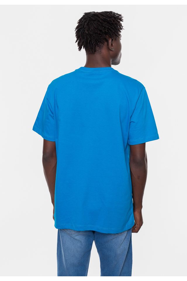 Camiseta-Ecko-Estampada-Azul