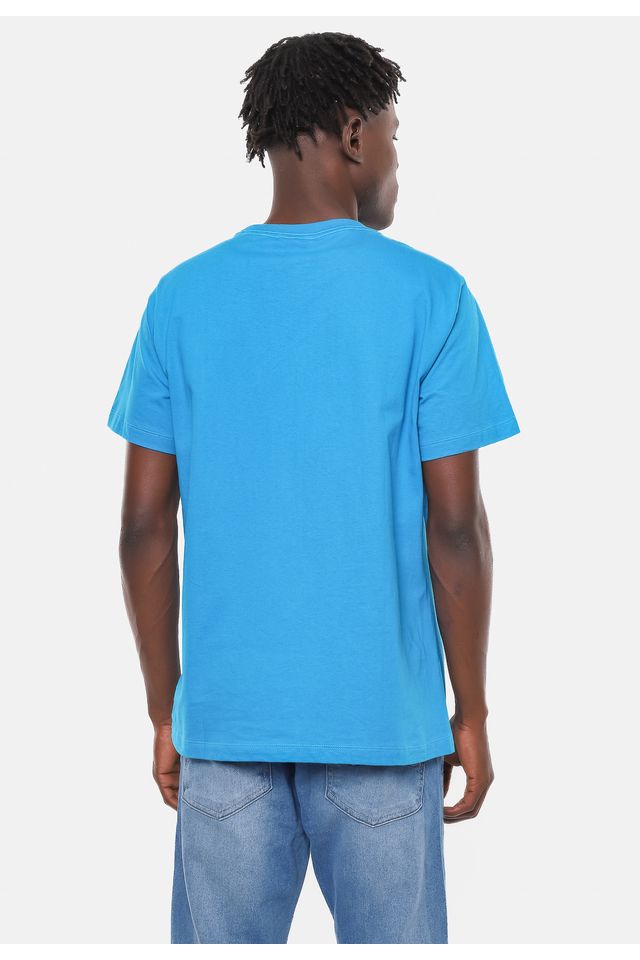 Camiseta-Ecko-Estampada-Azul