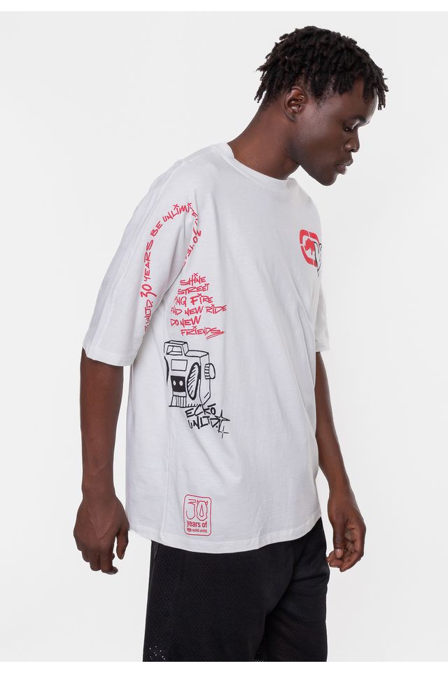 Camiseta-Ecko-Oversized-Especial-30-Anos-Branca-Off