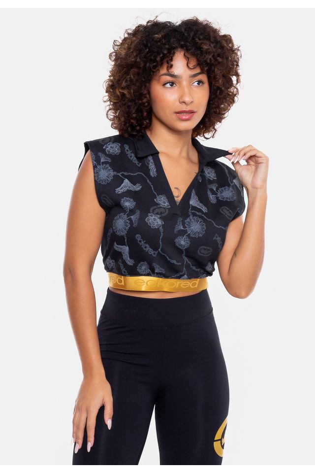 Camisa-Polo-Ecko-Feminina-Chave-Preta Camisa-Polo-Ecko-Feminina-Chave-Preta