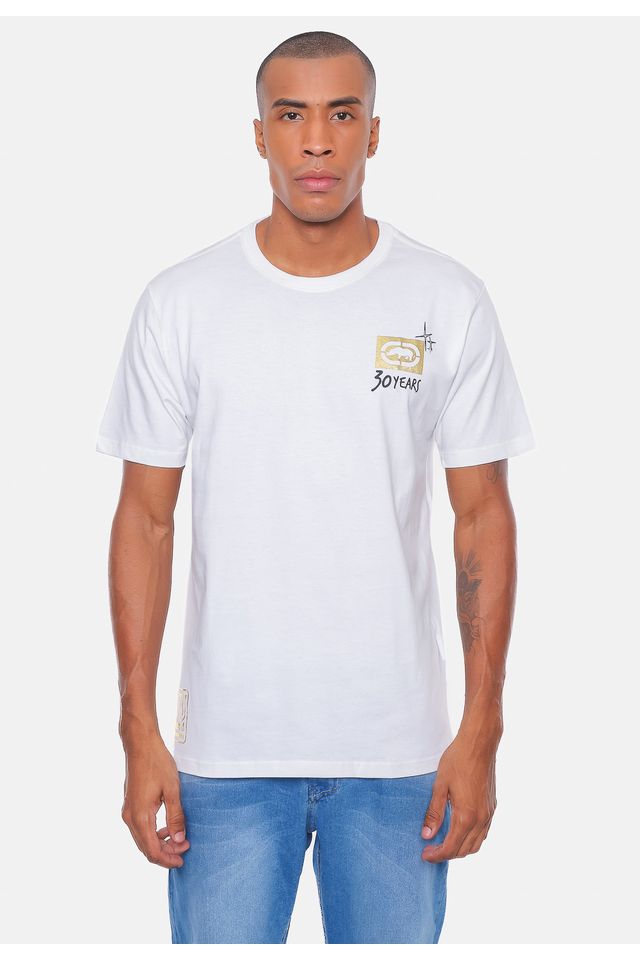 Camiseta-Ecko-Estampada-Branca-Off