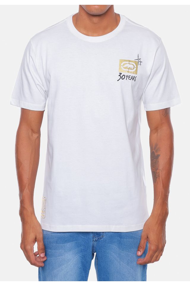 Camiseta-Ecko-Estampada-Branca-Off