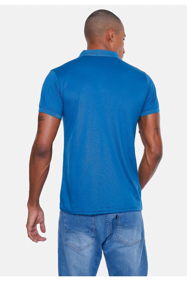 Camisa-Polo-Ecko-Piquet-Azul