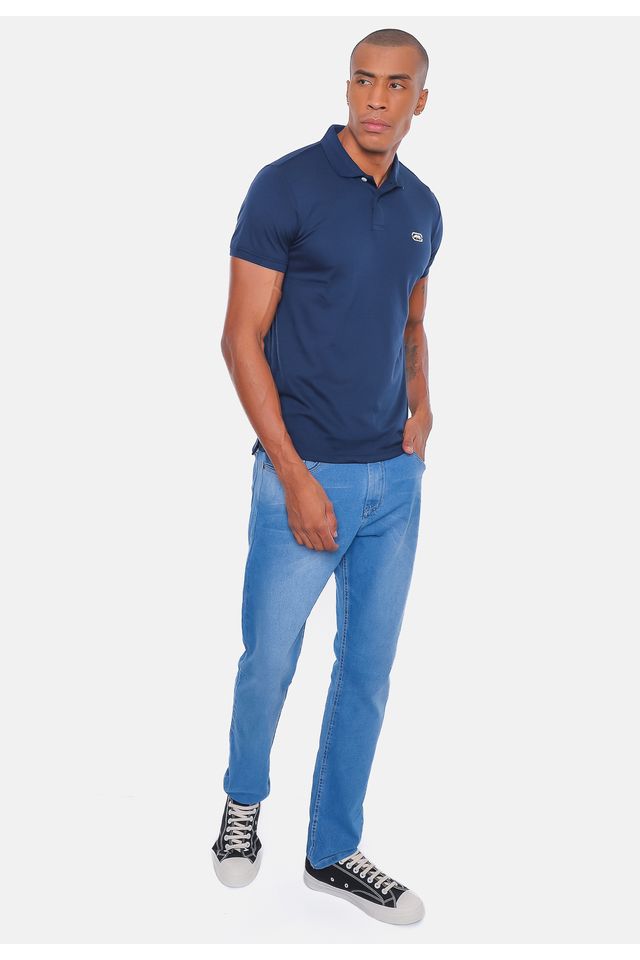 Camisa-Polo-Ecko-Piquet-Azul-Marinho