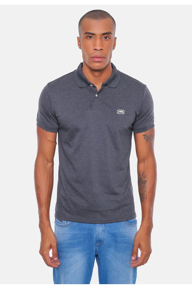 Camisa-Polo-Ecko-Piquet-Preta