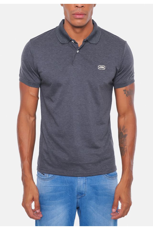 Camisa-Polo-Ecko-Piquet-Preta