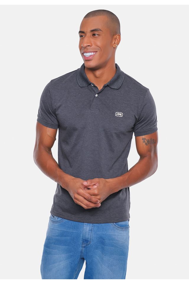 Camisa-Polo-Ecko-Piquet-Preta